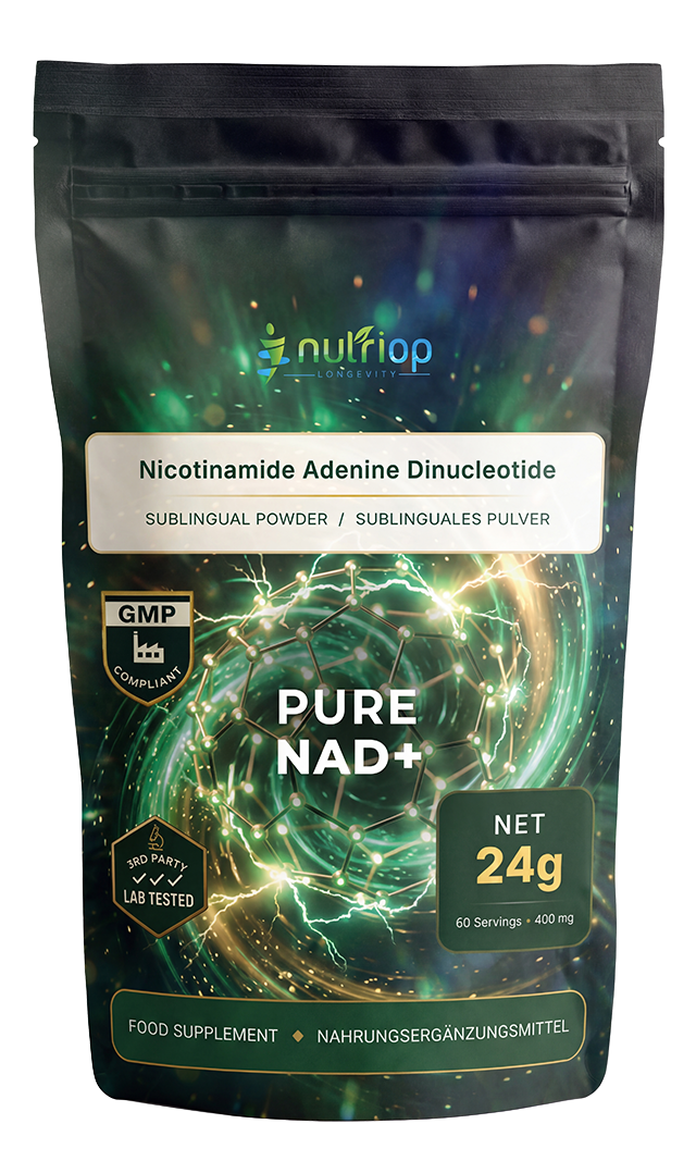 Nutriop® Pure NAD+ Sublingual Powder — The Coenzyme Itself (24g)
