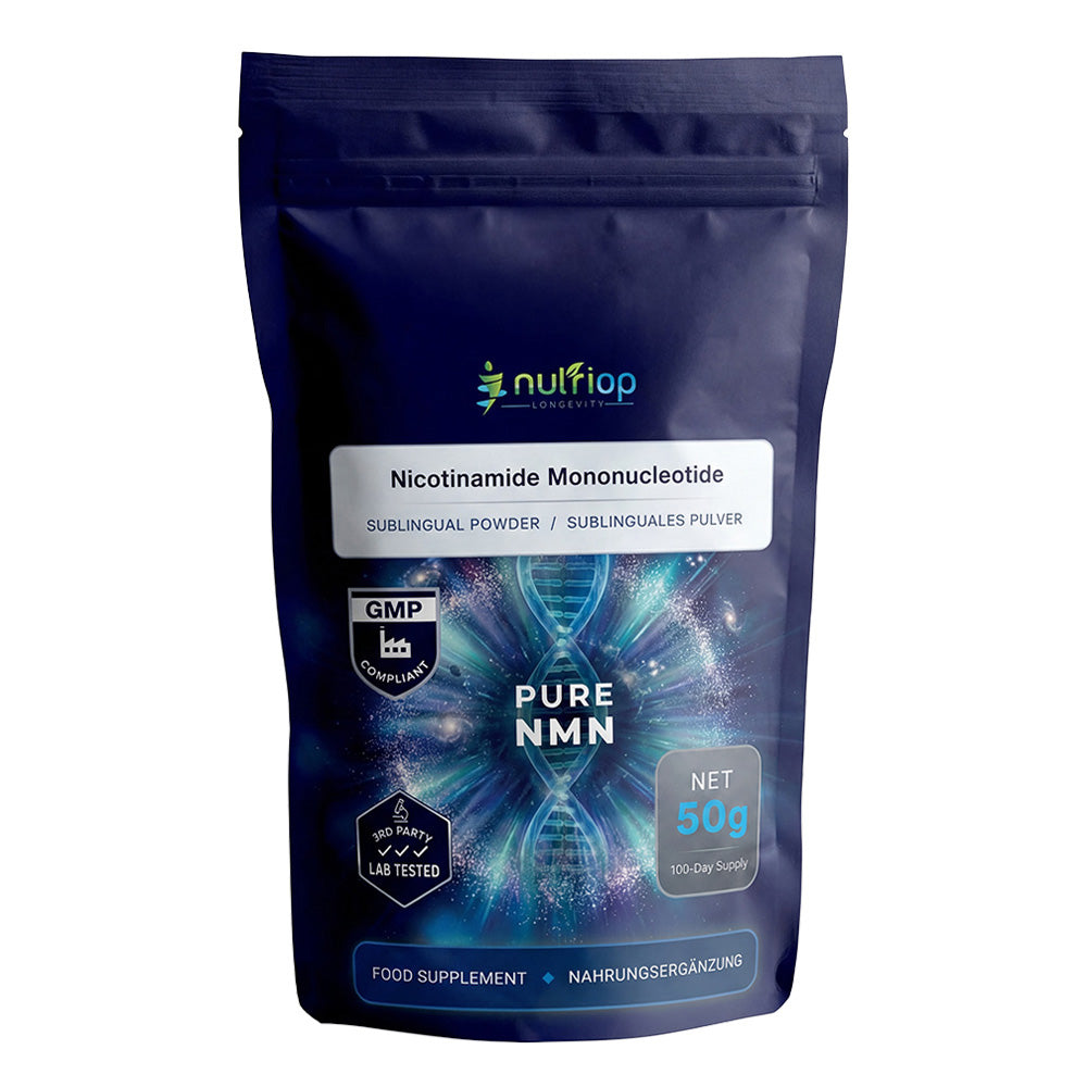 Nutriop® Pure NMN Sublingual Powder - Direct NAD+ Precursor (50g)