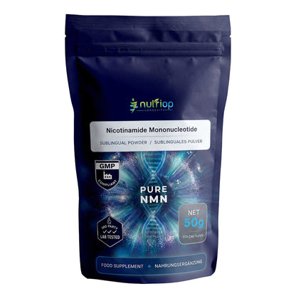 Nutriop® Pure NMN Sublingual Powder - Direct NAD+ Precursor (50g)