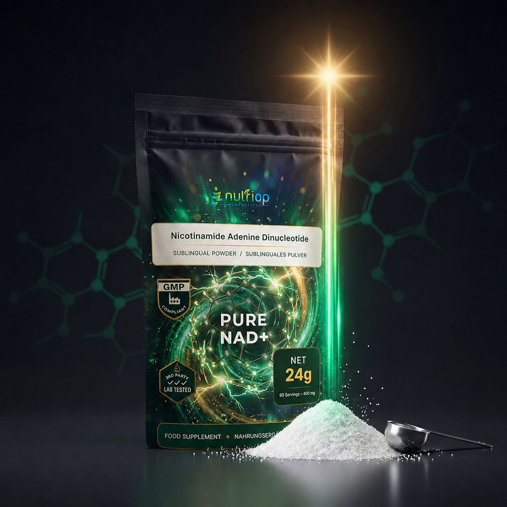 Nutriop® Pure NAD+ Sublingual Powder — The Coenzyme Itself (24g)