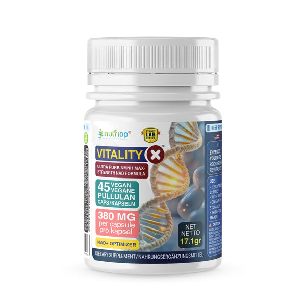Nutriop® Vitality-X™ - Advanced NMNH & NAD+ Cellular Matrix (45 Capsules)